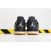 Men Air Jordan 4 Retro SE Laser Black Gum CI1184-001  All Black